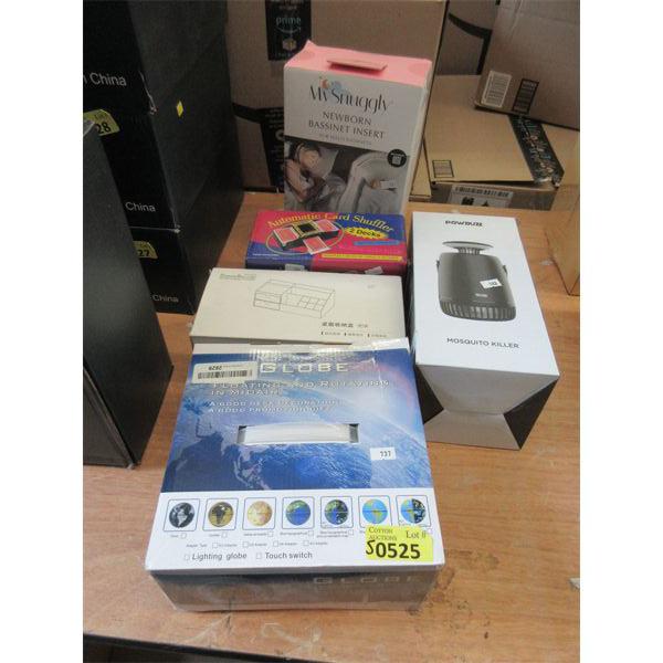 5 Piece Lot of Assorted Household Goods