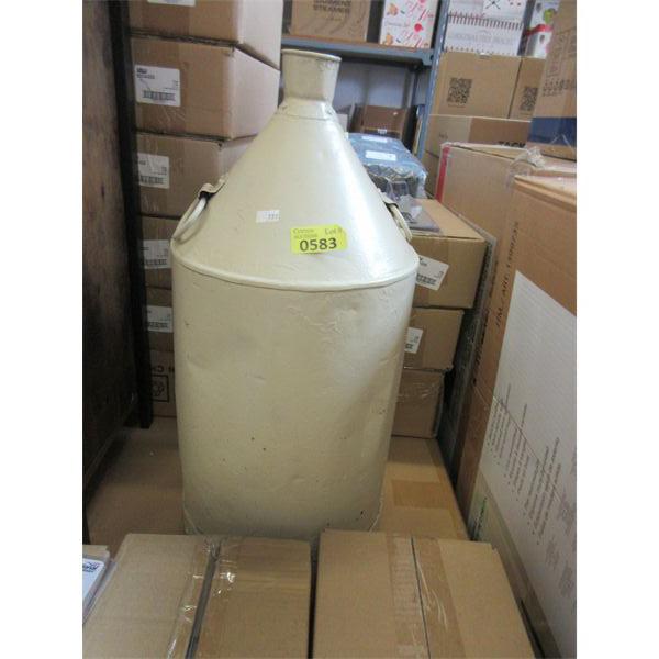 Vintage Metal Can  - 11" x 24" tall.