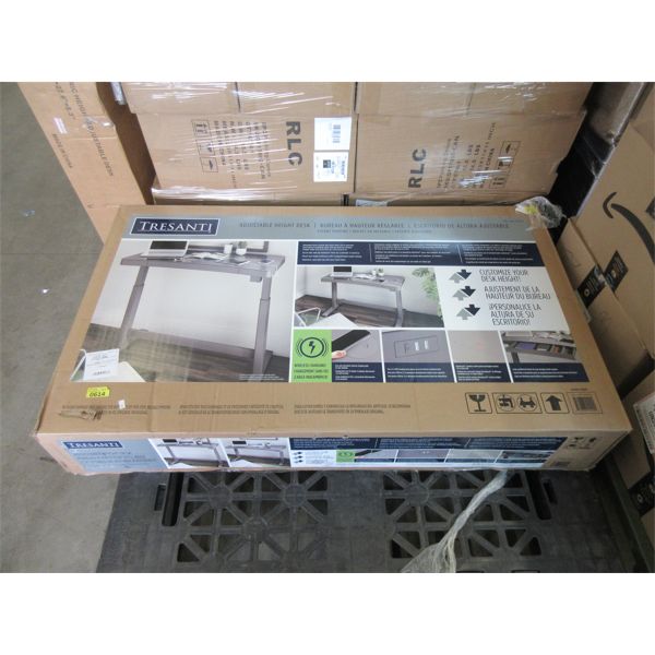 Black Tresanti Electric Height Adjustable Desk