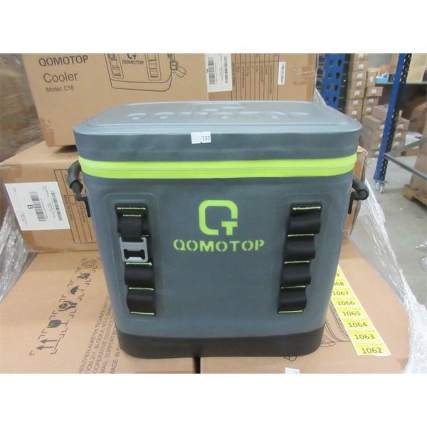New Qomotop 16 Can Soft Sided Cooler Bag w/ Strap