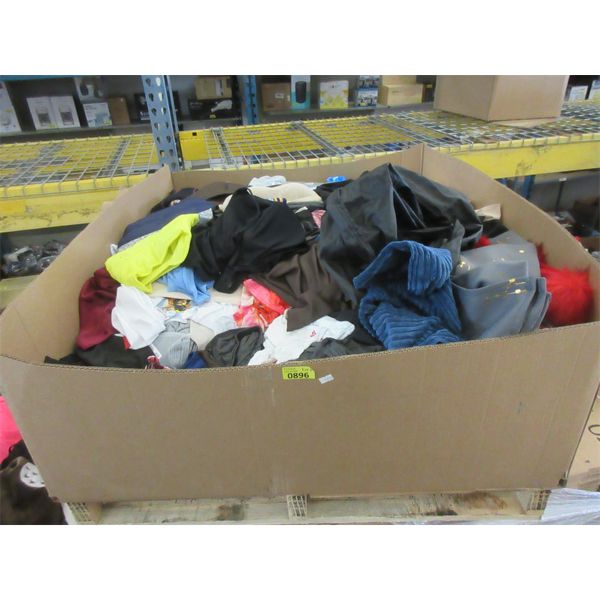 Skid of Overstock Clothing & Soft Household Goods