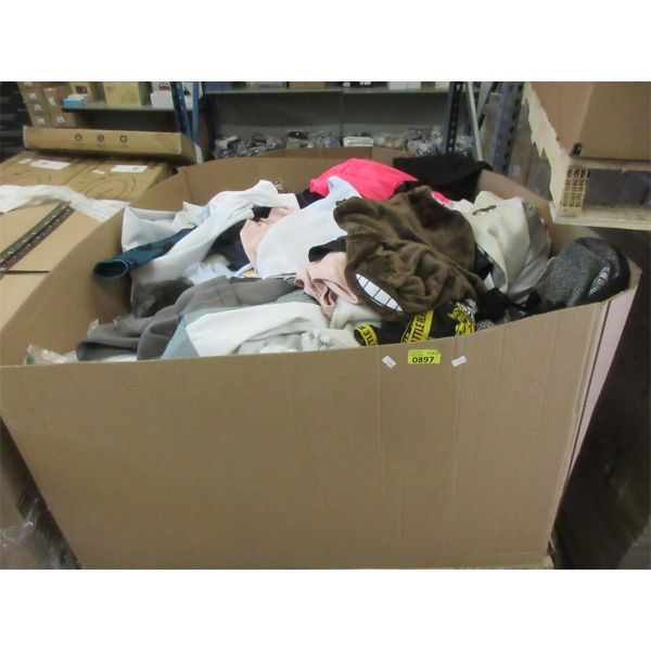 Skid of Overstock Clothing & Soft Household Goods