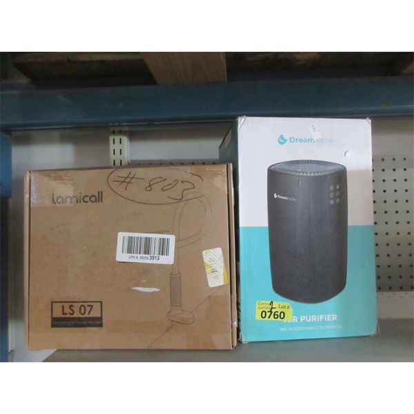 Air Purifier & Gooseneck Cell Phone Holder 