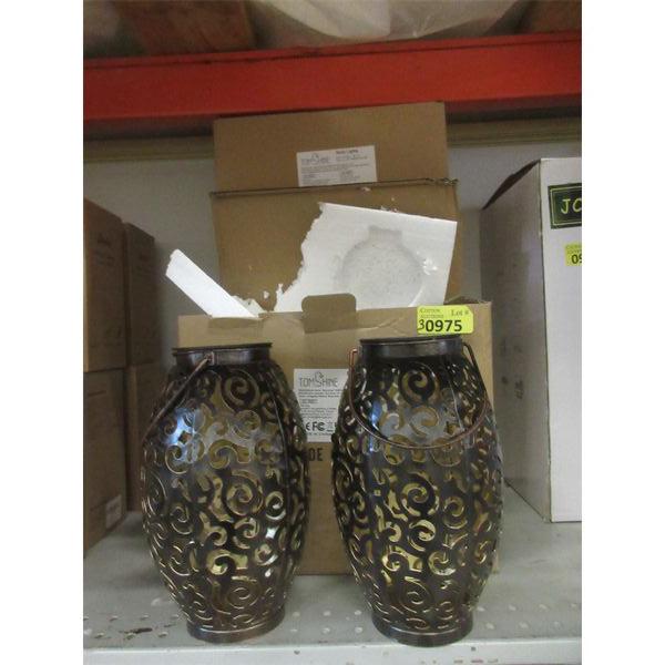 3 Twin Packs of Solar Patio Lanterns