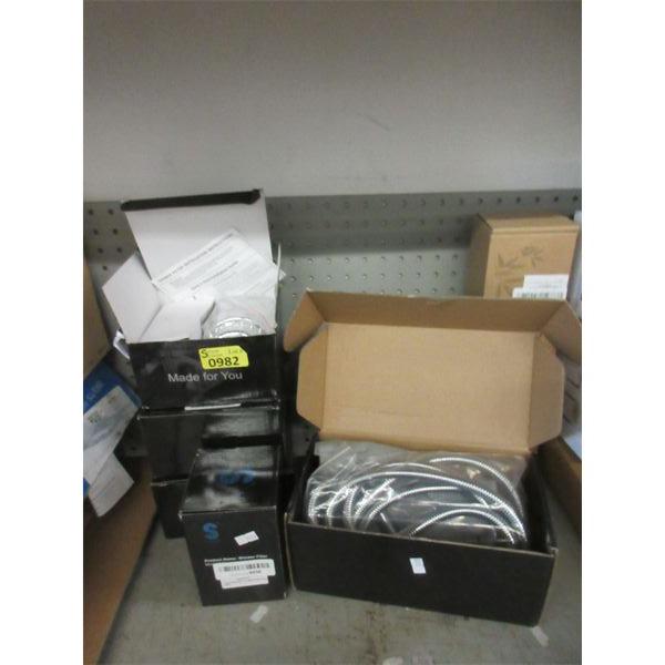 5 Assorted Shower Filters & Heads