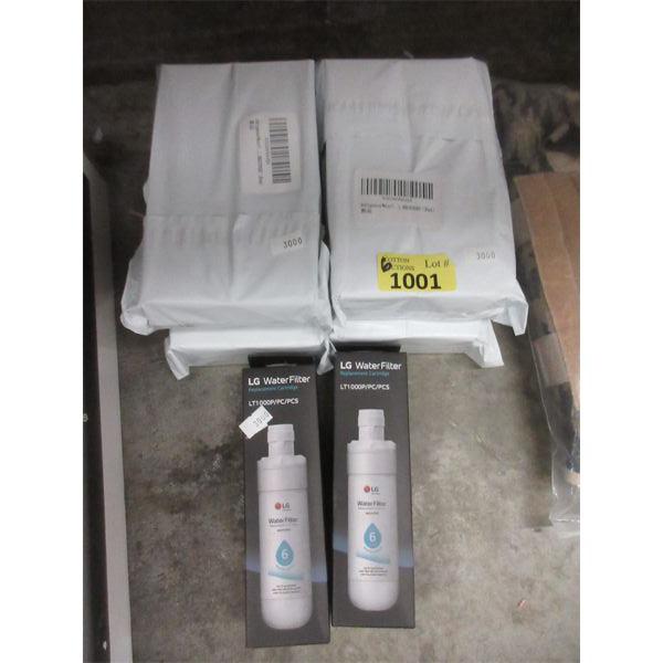4 Twin Packs of LG Water Filters, 2 loose  - LT1000P/PC/PCS