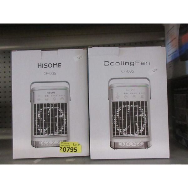 2 Hisome CF-006 Cooling Fans