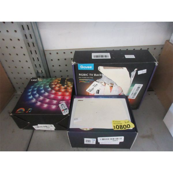 TV Backlight Kit & 2 LED Strip Light Kits 