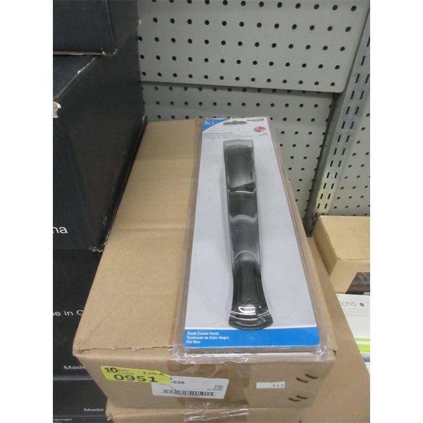 10 Boxes of 5 Black Finish Stainless Steel Pulls