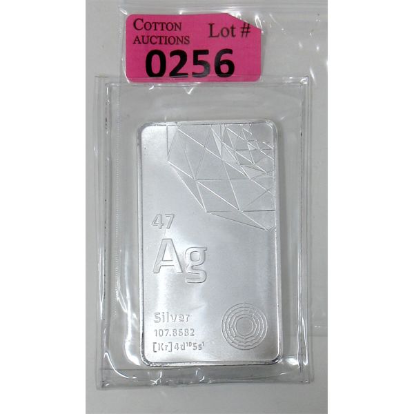 10 Oz .999+ Silver Elemetal Bar