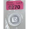 Image 1 : 1 Oz .999 Silver TD Bank Investor Round