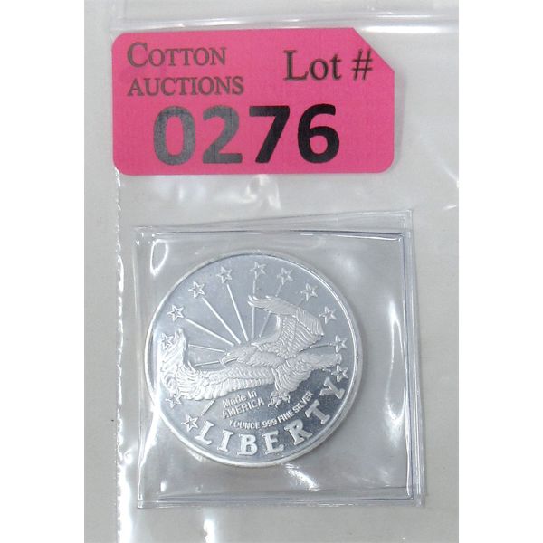 1 Oz .999 Silver Liberty/Eagle Round 
