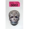 Image 1 : 10 Oz .999 Silver Colourized 3D Sugar Skull Bar 