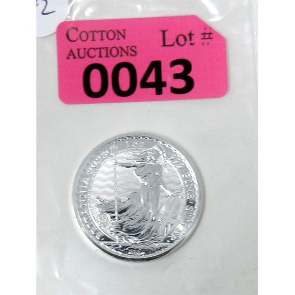 1 Oz .999 Silver 2023 First Ever King Charles Effigy Britannia Coin 