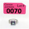 Image 1 : Mystic Topaz & Diamond Sterling Silver Ring 