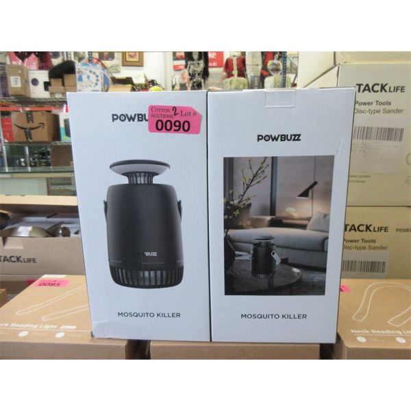2 New PowBuzz Mosquito Killers - Model PB-H01E 