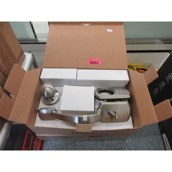 New TackLife Electronic Keypad Door Handset - Model EKPH1A - Satin Nickel Finish 