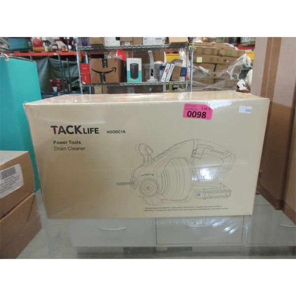 New TackLife Cordless Drain Cleaner / Auger