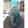 Image 2 : 1360 CT Fluorite 3D Skull - Hand Carved