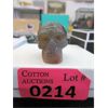 Image 1 : 245 CT Agate 3D Skull - Hand Carved