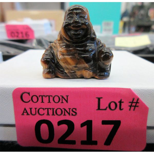 105 CT Tigers Eye Buddha - Hand Carved