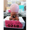 Image 1 : 189 CT Rose Quartz Orb on Stand