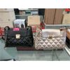 Image 1 : 2 New Elizabeth Grant Quilted Handbags- Chain Straps
