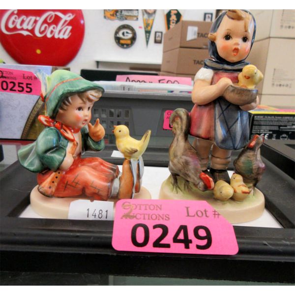 2 Vintage Goebel Hummel 5" Figurines