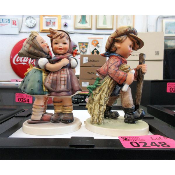 2 Vintage Goebel Hummel Figurines 