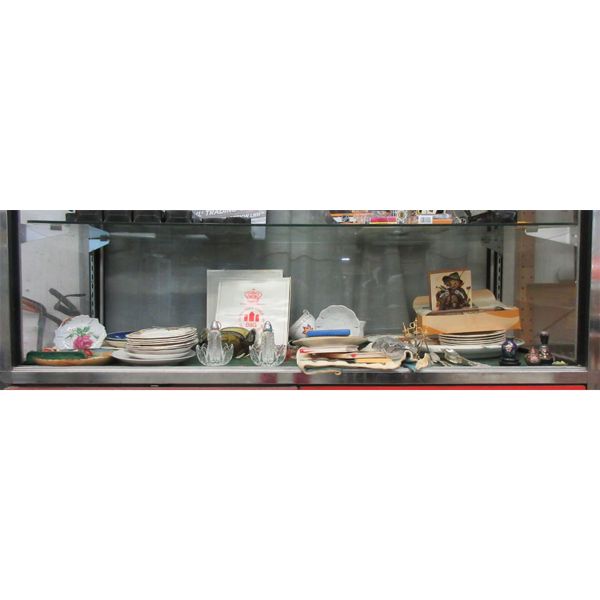Shelf Lot of Vintage China and Collectibles