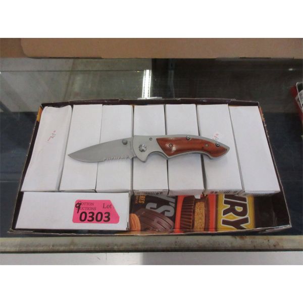 9 New Folding Knives with 3" Blades