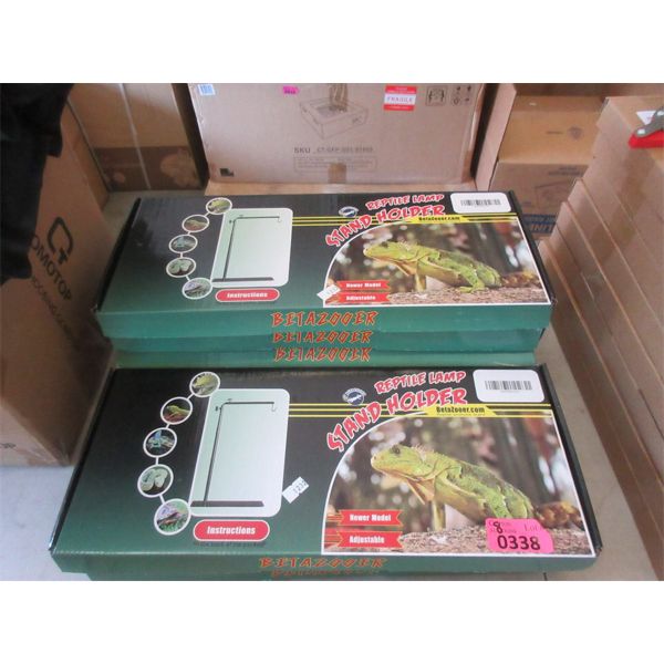 8 New Stand Holders for Reptile Lamps