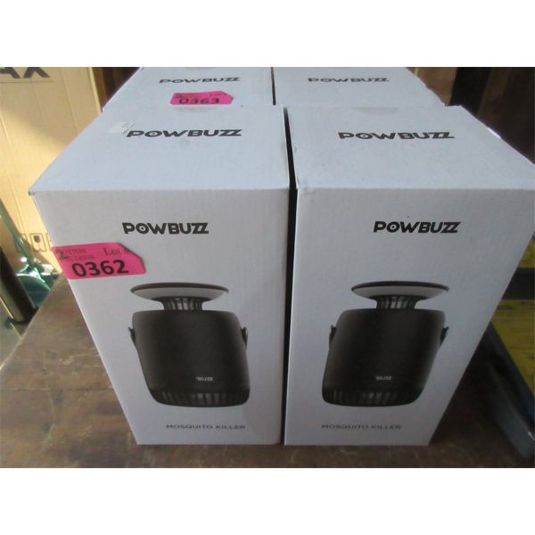 2 New Powbuzz Portable Mosquito Killers
