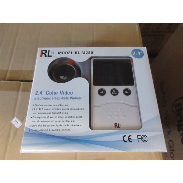 4 New Electronic Colour Video Peep Hole Viewers