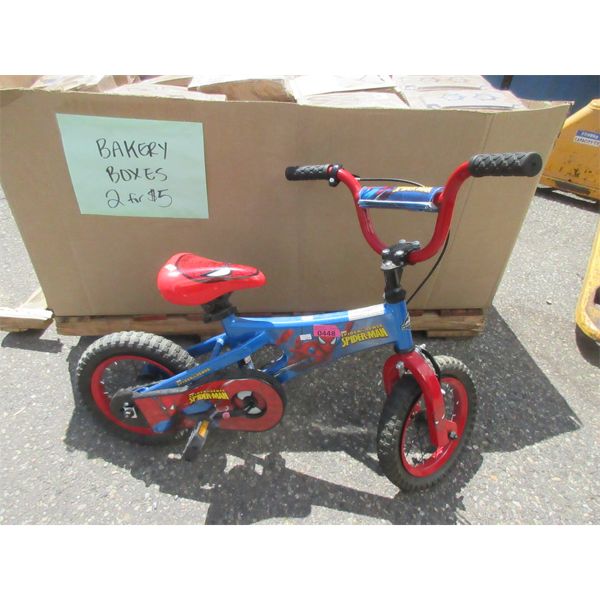 Child's Spiderman Bicycle