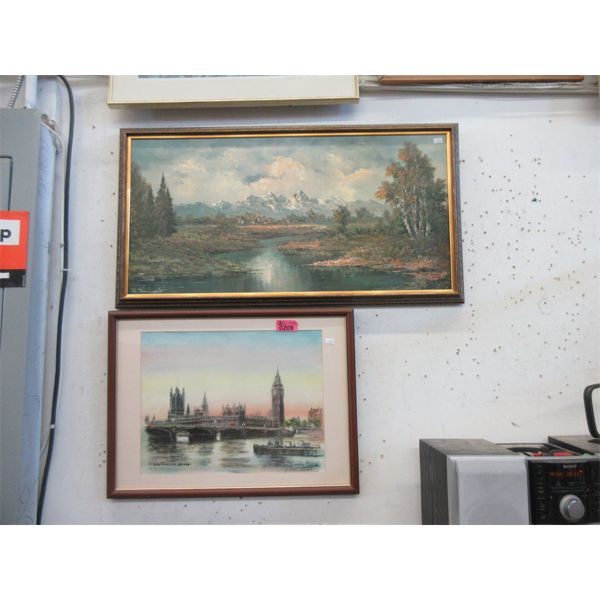 Giclee Painting & Gordon Sommers Signed Print