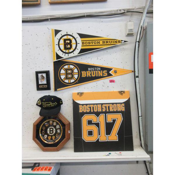6 Boston Bruins Hockey Memorabilia