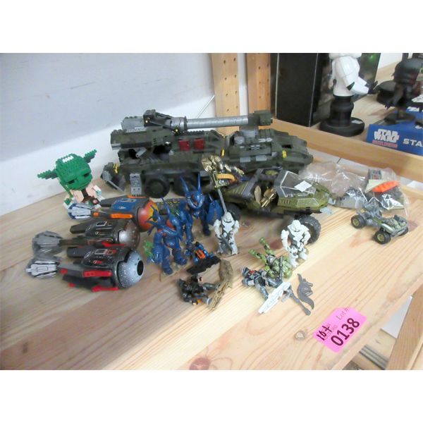 10 + Pcs. Lot of Halo & Halo Mega Blocks