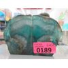 Image 1 : Blue Brazilian Crystal Agate Bookend Set 