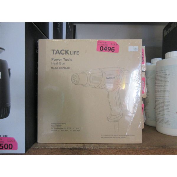 New TackLife Heat Gun - Model: HGP68AC