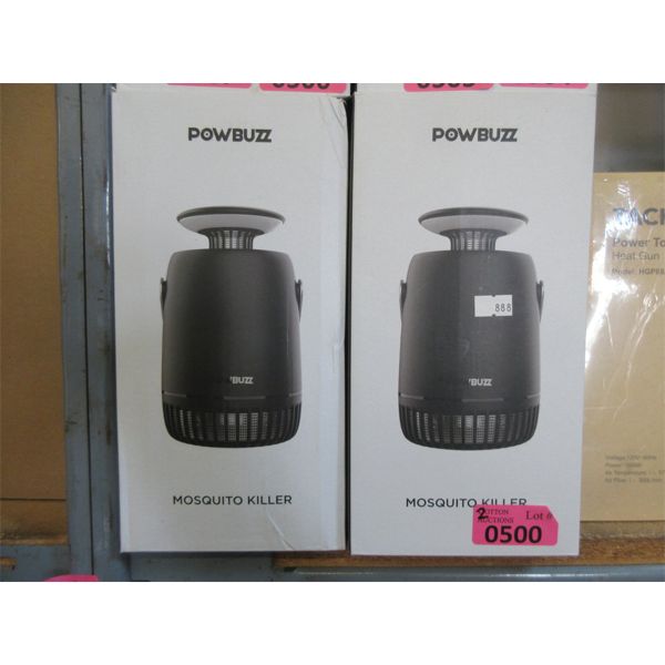2 Powbuzz Portable Mosquito Killers 
