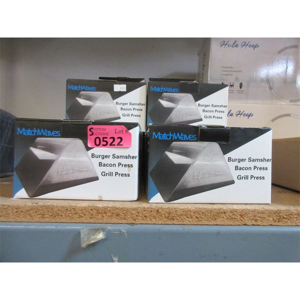 5 New Burger and Bacon Grill Presses