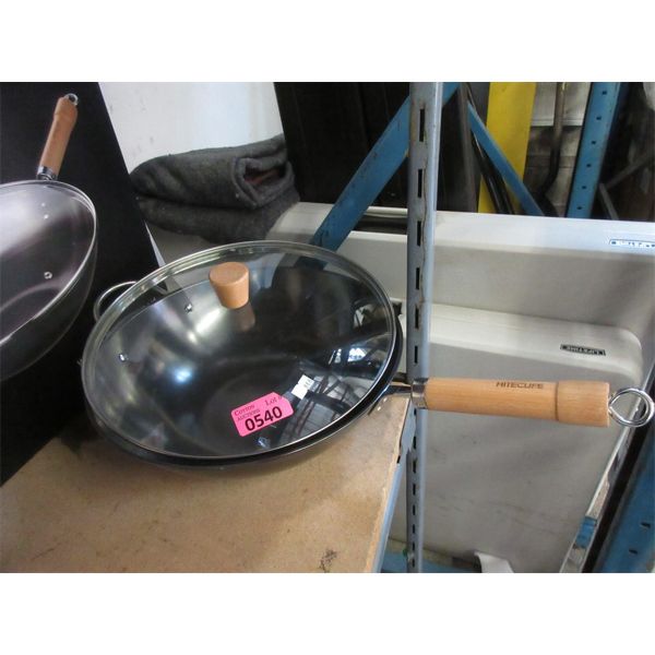 New Hiteclife 33 cm Wok/Stir Fry Pan with Lid