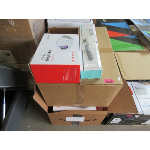 2 Cases of Open Box Electronics & Household Goods