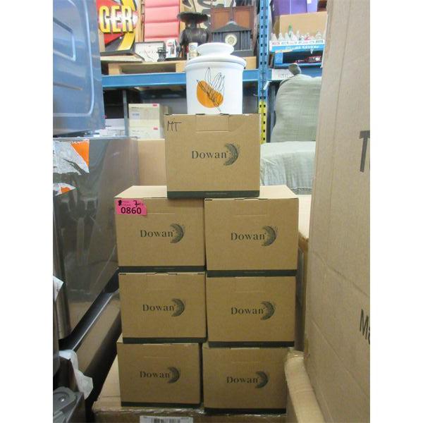 7 New Glazed Ceramic Butter Bells