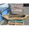 Image 1 : 6' Long Planter Carved From a Log - 16" wide x 16" deep