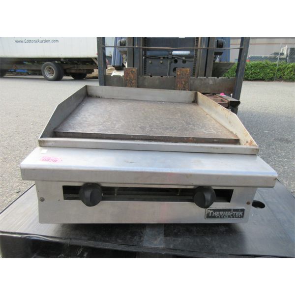 Industrial Solid Top Propane Grill