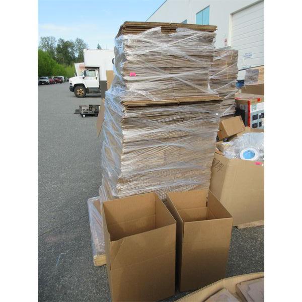 Skid of New Cardboard Shipping Boxes