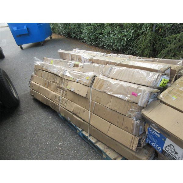 Skid of Large Projector Screens - Store Returns