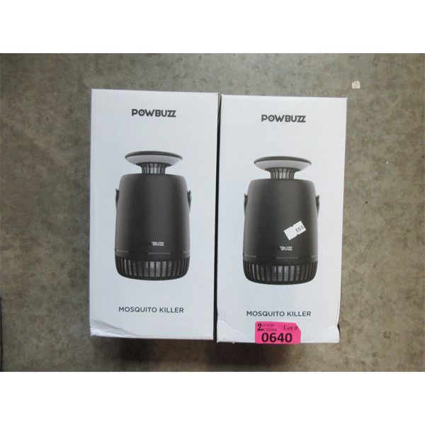 2 New Powbuzz Portable Mosquito Killers